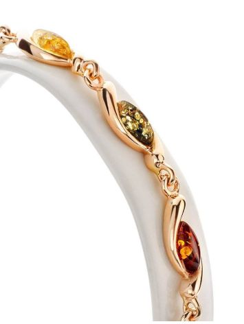 Amber Bracelet In Gold The Liana, image , picture 3