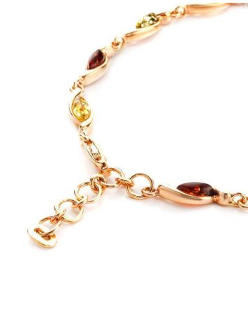Amber Bracelet In Gold The Liana, image , picture 4