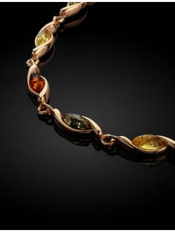 Amber Bracelet In Gold The Liana, image , picture 2