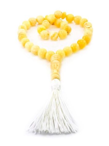 Islamic 33 Honey Amber Prayer Beads, image 