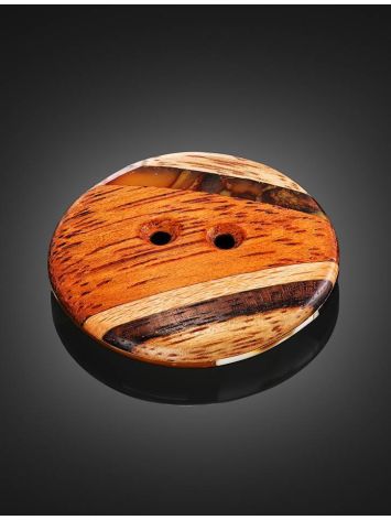 Decorative Amber Button With Wood The Indonesia, image , picture 2