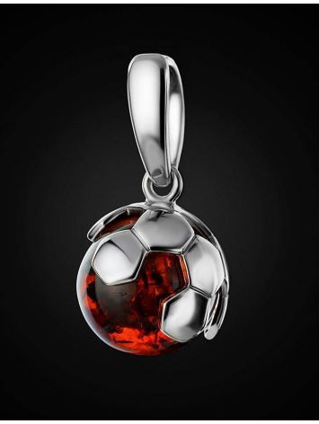 Amazing Silver Pendant With Cherry Amber The League, image , picture 2