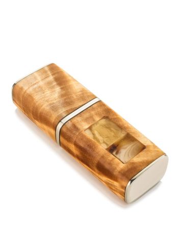16 Gb Handcrafted Amber Flash Drive With Birch Wood The Indonesia, image , picture 3