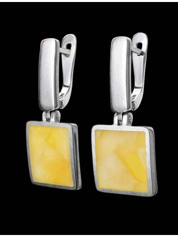 Amber Earrings In Sterling Silver The London, image , picture 4