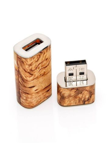 16 Gb Flash Drive With Karelian Birch And Baltic Amber The Indonesia, image , picture 5