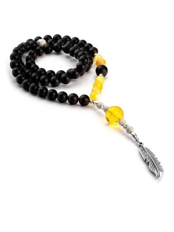 Black Amber Prayer Beads The Cuba, image , picture 3