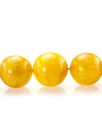Honey Amber Beaded Necklace, image , picture 3