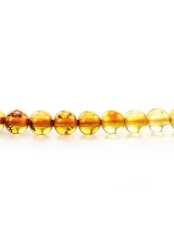 Two Toned Amber Beaded Necklace The Prague, image , picture 4