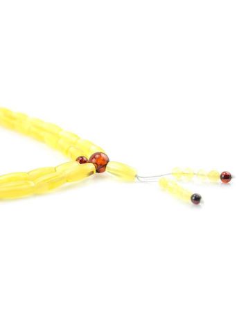Honey Amber Buddhist Prayer Beads, image , picture 6