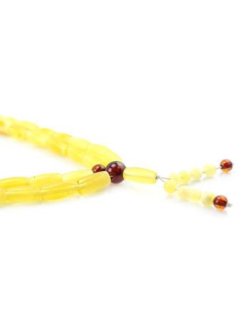 Honey Amber Buddhist Prayer Beads, image , picture 5