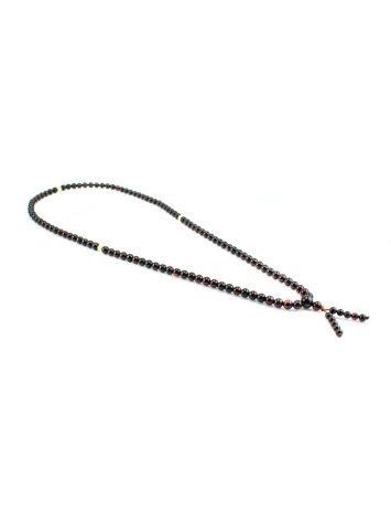 Cherry Amber Buddhist Prayer Beads, image , picture 5
