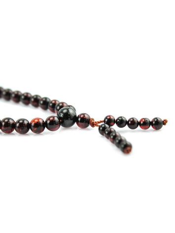 Cherry Amber Buddhist Prayer Beads, image , picture 4