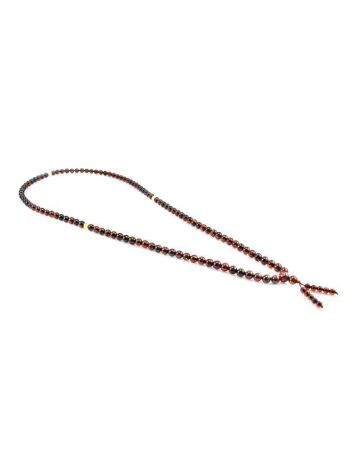 Cherry Amber Buddhist Prayer Beads, image , picture 4