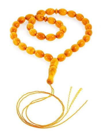 33 Honey Amber Islamic Rosary, image , picture 3