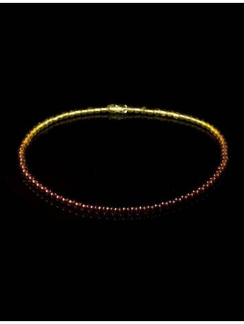 Two Toned Amber Beaded Necklace The Prague, image , picture 2