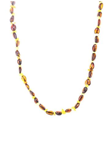 Multicolor Amber Beaded Necklace, image , picture 3