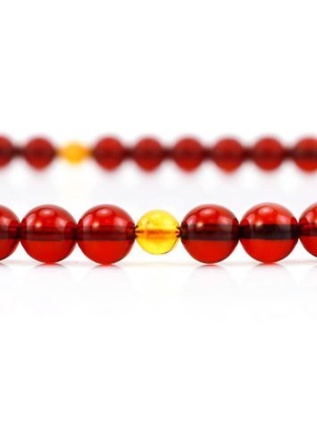 108 Cognac Amber Mala Beads With Dangle, image , picture 3