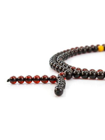Cherry Amber Buddhist Prayer Beads, image , picture 6