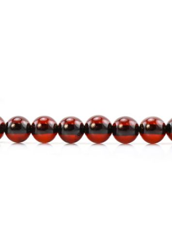 Cherry Amber Buddhist Prayer Beads, image , picture 9