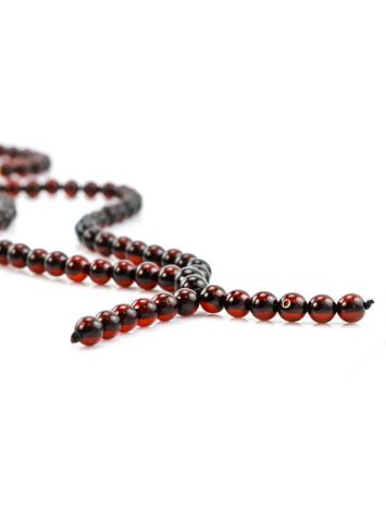 Cherry Amber Buddhist Prayer Beads, image , picture 5
