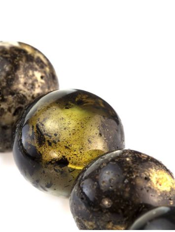 Black Amber Statement Necklace The Meteor, image , picture 8