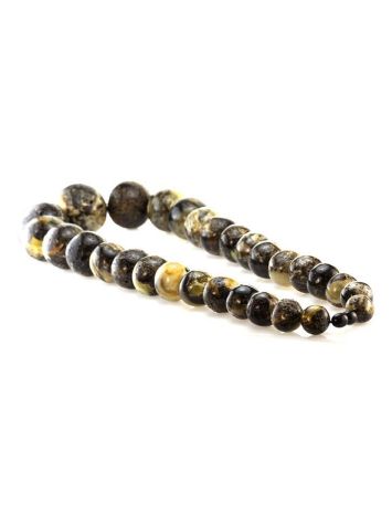 Black Amber Statement Necklace The Meteor, image , picture 7