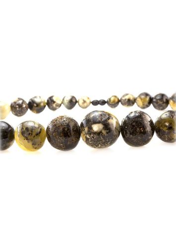 Black Amber Statement Necklace The Meteor, image , picture 10