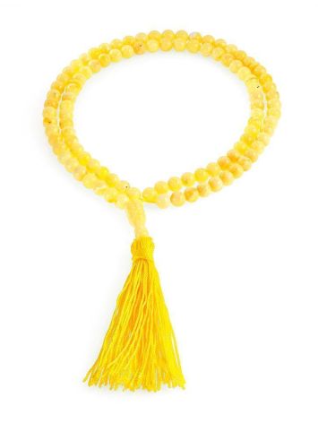 99 Honey Amber Muslim Prayer Beads With Yellow Tassel, image , picture 3