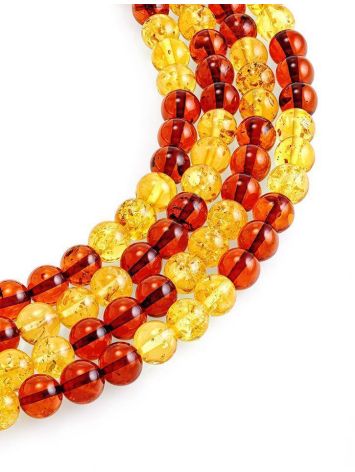 Two-Toned Amber Rope Necklace, image , picture 6