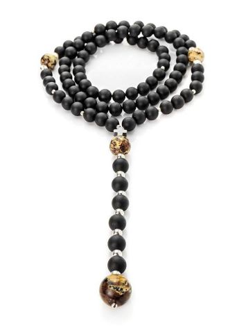 Black Amber Mala Beads The Cuba, image , picture 3