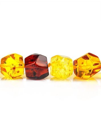 Faceted Amber Beaded Necklace, image , picture 4