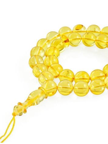Lemon Amber Islamic Prayer Beads, image 
