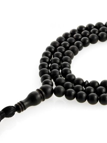 99 Black Amber Muslim Prayer Beads The Cuba, image 