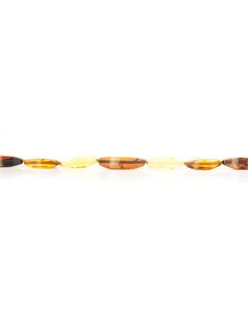 Faceted Multicolor Amber Beaded Necklace, image , picture 3