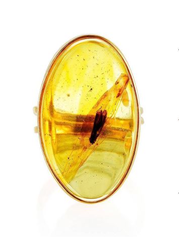 Amber With Insect Inclusions Ring The Clio, Ring Size: Adjustable, image , picture 3