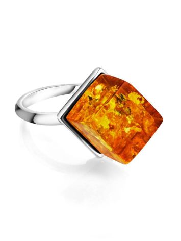 Lemon Amber Adjustable Ring The Sugar, Ring Size: Adjustable, image , picture 3