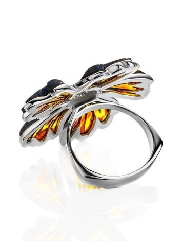 Amber Floral Cocktail Ring The April, Ring Size: 8.5 / 18.5, image , picture 3