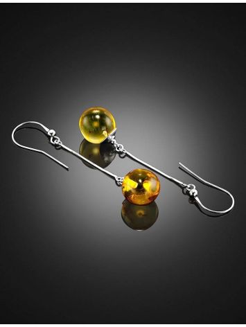 Amber Silver Dangles With Insect Inclusions The Clio, image , picture 2