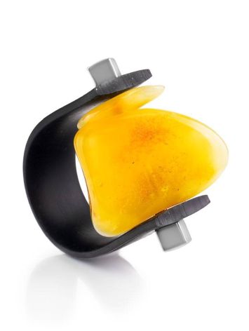 Amber Designer Unisex Ring The Grunge, Ring Size: 13 / 22, image 