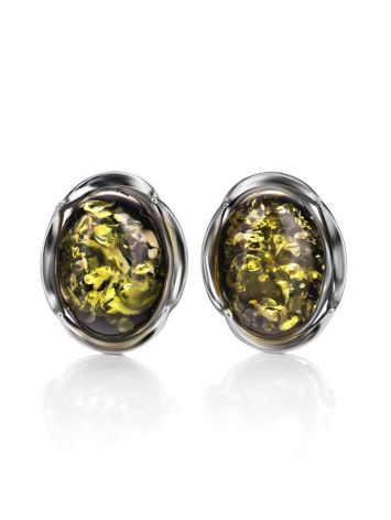 Adorable Amber Earrings In Sterling Silver The Lyon, image 
