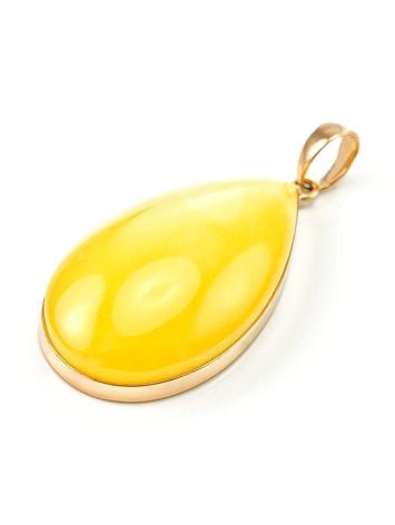 Cute Honey Amber Pendant In Gold The Cascade, image , picture 4