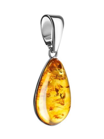 Cognac Amber Silver Pendant The Pulse, image , picture 3