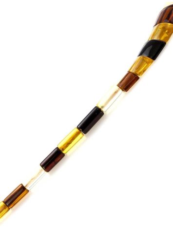Multicolor Amber Necklace The Egypt, image , picture 6