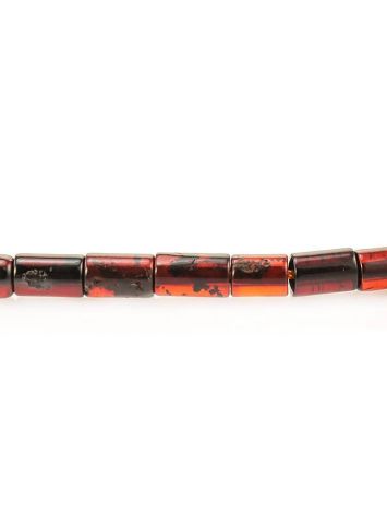 Amber Flat Beaded Necklace The Cleopatra, image , picture 6