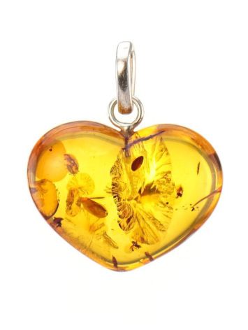 Cognac Amber Heart Pendant The Declaration, image , picture 5