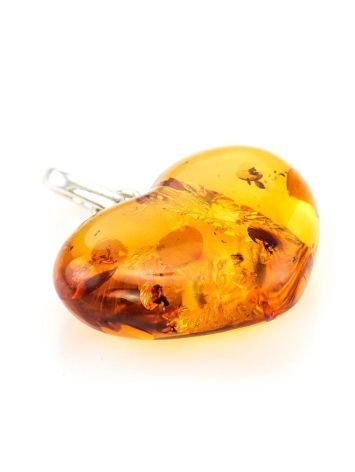 Cognac Amber Heart Pendant The Declaration, image , picture 3