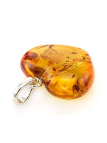 Cognac Amber Heart Pendant The Declaration, image , picture 4