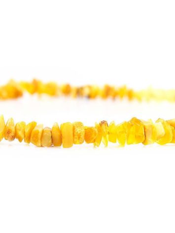 Unpolished Amber Beaded Necklace, image , picture 4