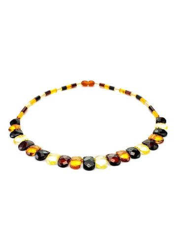 Multicolor Faceted Amber Necklace The Cleopatra, image , picture 6