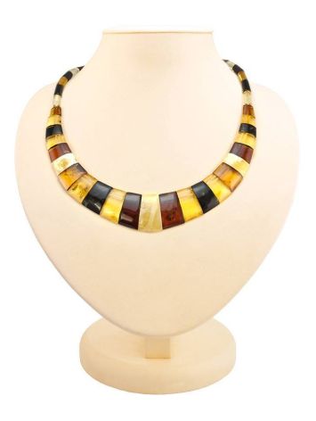 Multicolor Amber Necklace The Egypt, image 